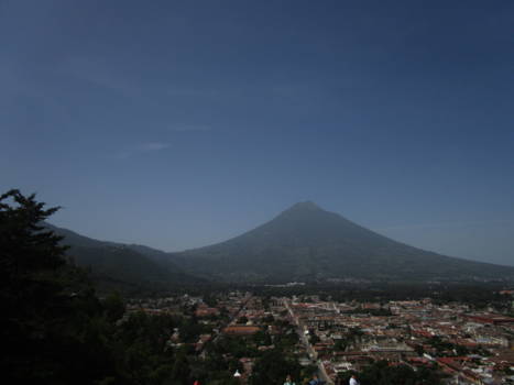 Antigua - Uitzicht over de stad