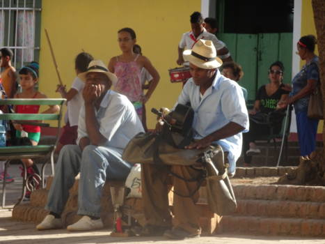 Trinidad (Cuba) - Muziek op het plein