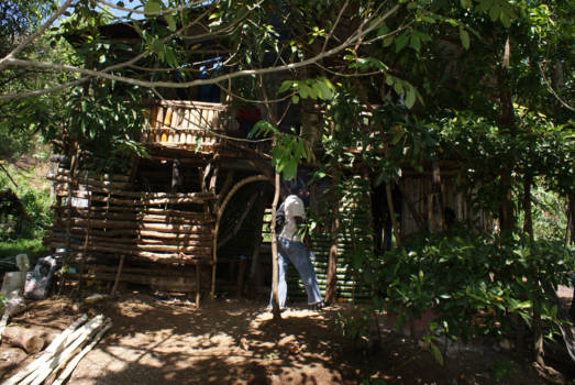 Jamaica - Rastafari woning, tevreden met eigenlijk niks voor onze normen