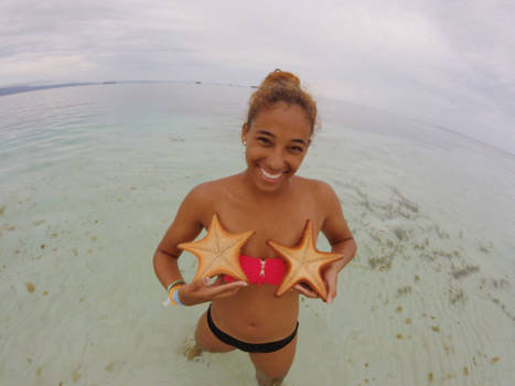 San Blas - Starfishes everywhere