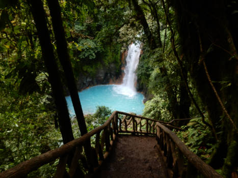 Costa Rica - Rio Celeste, het mooie blauwe water