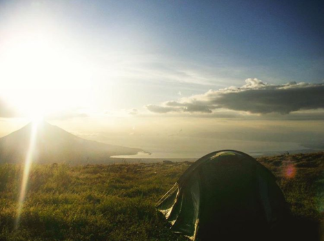 Nicaragua - Kamperen op een vulkaan