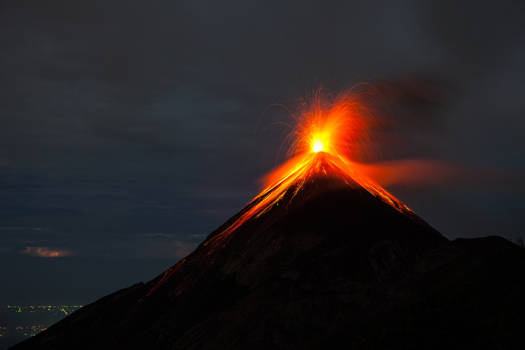 Guatemala - Uitbarsting Acatenango