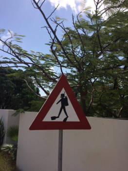 Bonaire - Bonaire, duidelijk waarvoor dit eiland zo populair is; Grappigste verkeersbord ever