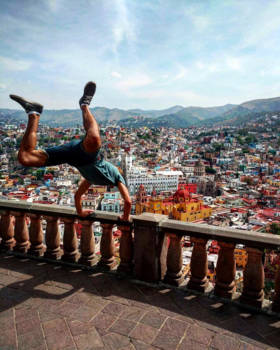 Guanajuato - The coloured houses of the colonial city Guanajuato