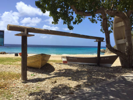 Curaçao - Vissesbootjes op Westpunt