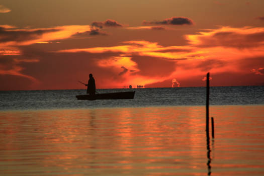 Caye Caulker - Zonsondergang