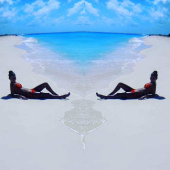 Curaçao - Op een onbewoond eiland Loopt niemand voor je neus Ja, je voelt je d'r blij want....