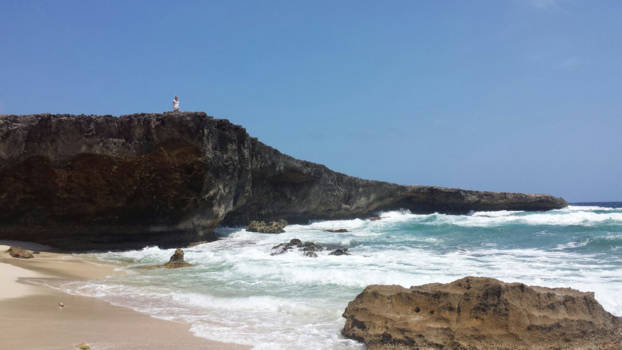 Aruba - Arikok, moment voor de 4x4 route zonder 4wheeldrive