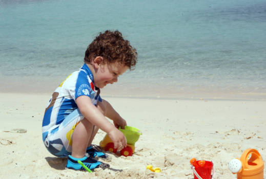 Aruba - hoera een grote zandbak