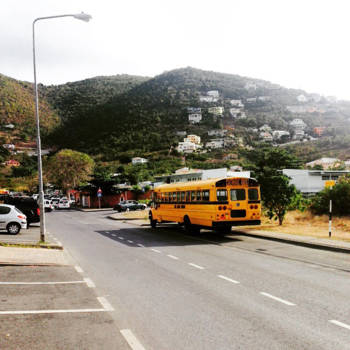 Sint Maarten - Morning walk before teaching!