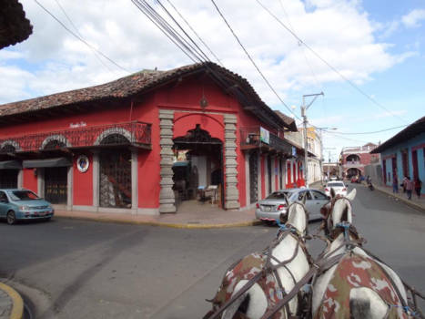 Nicaragua - Koetsje rijden!