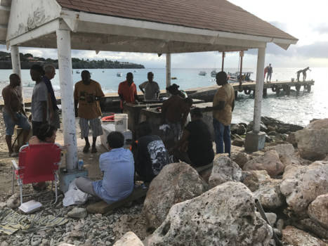 Curaçao - Visverkoop