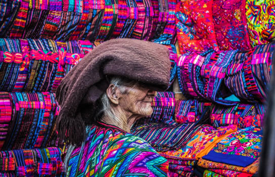 Antigua - Old Mayan Lady, Antigua Guatemala