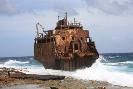 Curaçao - scheepswrak op klein-curacao