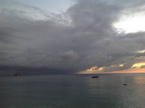 Sint Maarten - Dreigende lucht