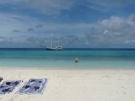 Curaçao - op een onbewoond eiland.