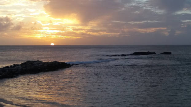 Sint Maarten - Saying goodbye to another day.....