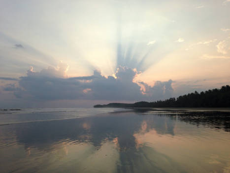 Costa Rica - Zonsondergang bij Playa Uvita