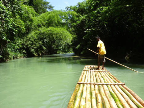 Jamaica - Raften door Jamaica
