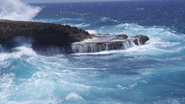 Curaçao - De woeste zee aan de noordkant van Curaçao