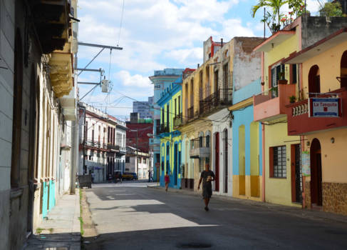 Havana - kleurrijke huizen