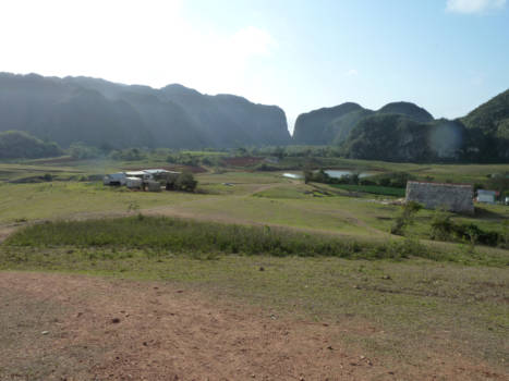 Viñales Valley - Uitzicht over de tabakplantages in de ochtend