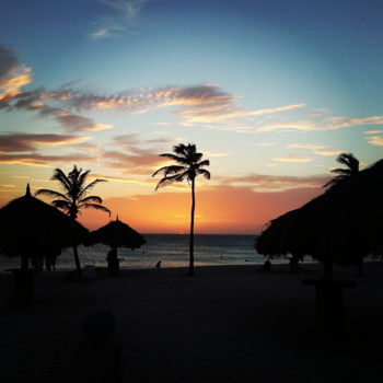 Aruba - Arashi beach sunset