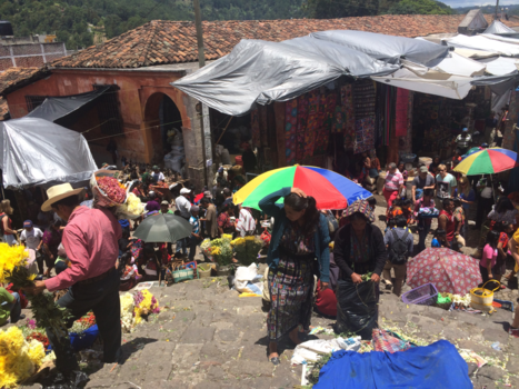 Chichicastenango - Drukke markt