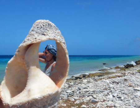 Bonaire - " kom in je schelp"