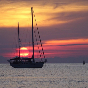 Aruba - barefoot sunset