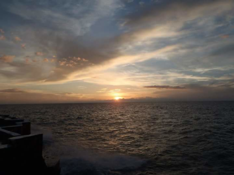 Jamaica - Zonsondergang Negril voor orkaan Sandy