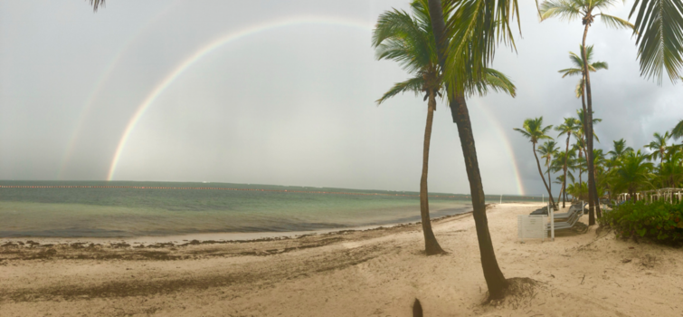 Punta Cana - Tropical full rainbow