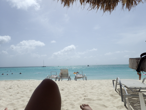 Aruba - The beach, by bugaloe bar