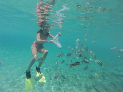 Curaçao - Visjes voeren