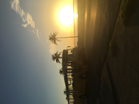 Viñales Valley - Sunset of Cuba with a Dutch bus