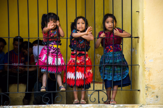 Guatemala - Drie meisjes