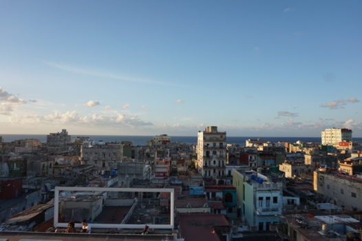Havana - Zonsondergang vanaf La Guarida