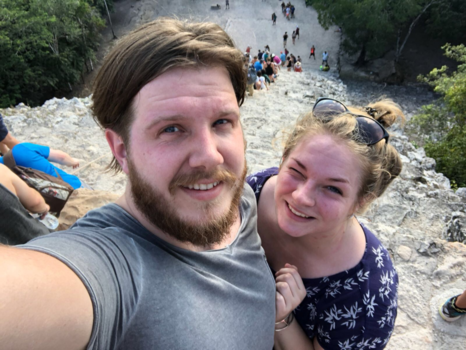 Mexico - We did it! Climbing The Ancient Mayan Ruins Of Coba