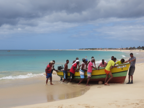 Cayo Santa Maria - De vissers  van Santa Maria ( Cabo-Verde)