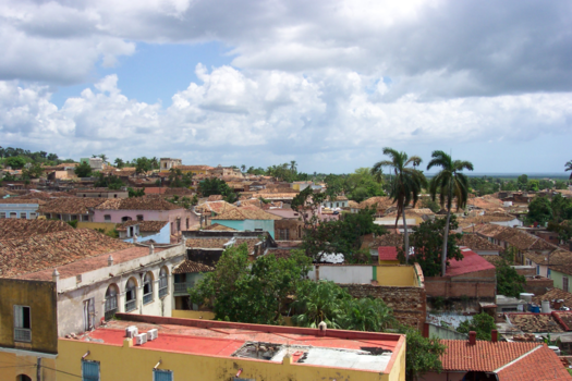 Plaza Mayor (Trinidad) - Overzicht Trinidad van museumtoren