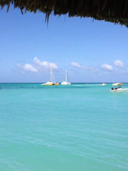 Aruba - De prachtige blauwe zee