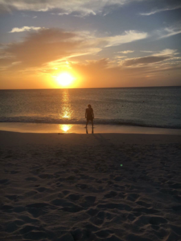 Aruba - Zonsondergang Eagle beach