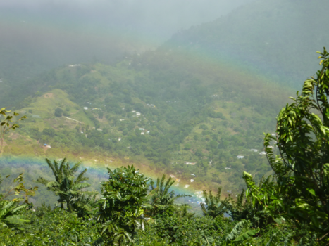 Blue Mountains - double rainbow@the blue mountains, Jamaica