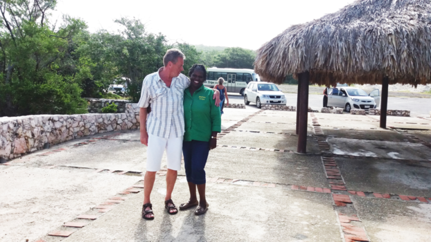 Curaçao - Bij Grote Knip met onze lieve begeleider.... Love it...