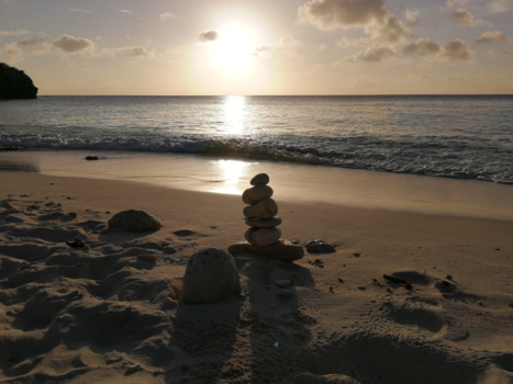 Curaçao - Bbq at the beach met deze mooie sunset😍