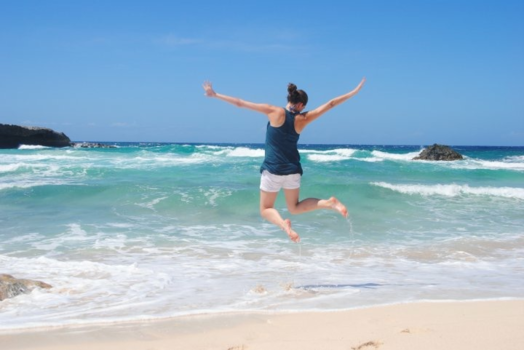 Aruba - Fun at Turtle's beach, Aruba