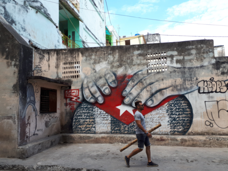 Havana - Graffiti-kunst in Havana Vieja
