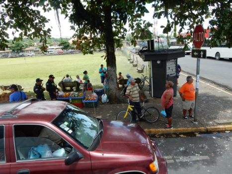 Costa Rica - Dorpje op de weg van San José naar Cahuita