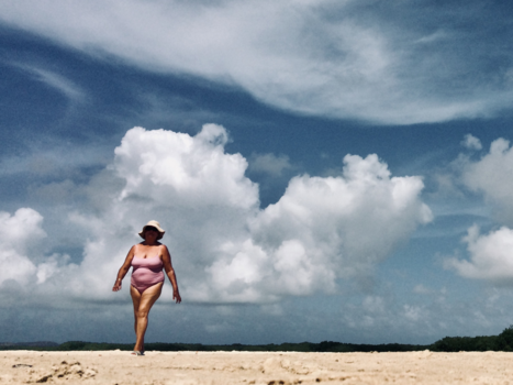 Bonaire - Het roze badpak